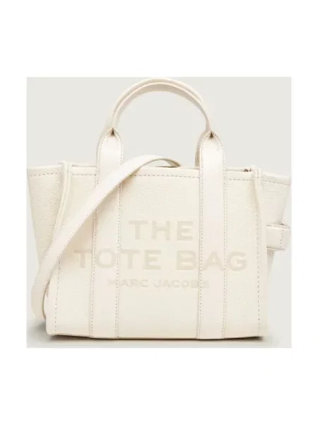 Geantă shopper Marc Jacobs din piele alb
