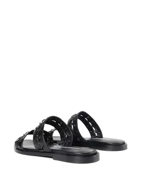 Sandale Ann Demeulemeester din piele negru