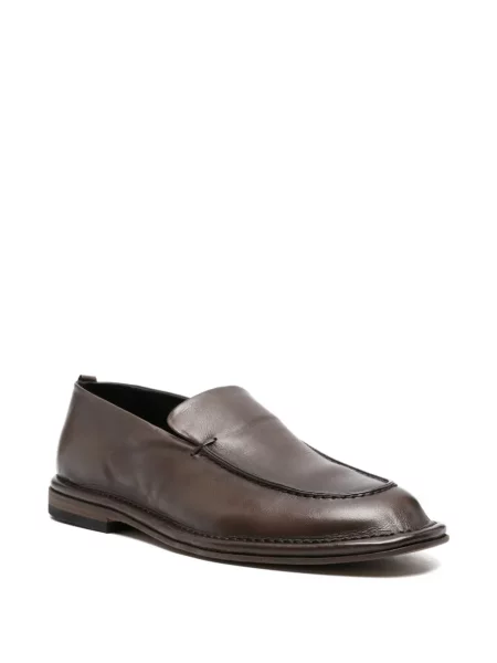 Pantofi loafer Pantanetti din piele maro