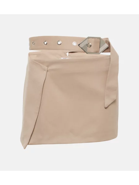 Fustă The Attico de lână bej