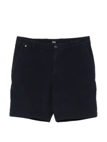 Pantaloni chino Boss cu autograf albastru