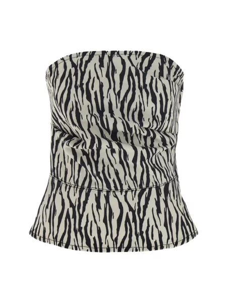 Wielobarwność top Rotate Birger Christensen z nadrukiem