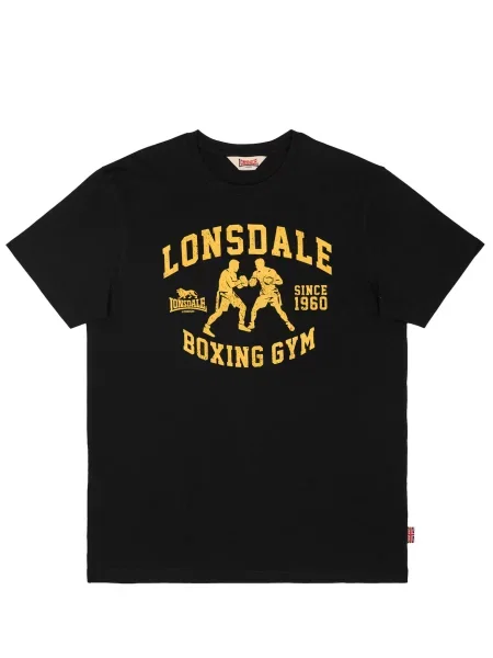 LONSDALE Tricou Thewles galben negru