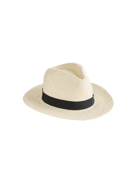 Next Pălărie crem / bleumarin