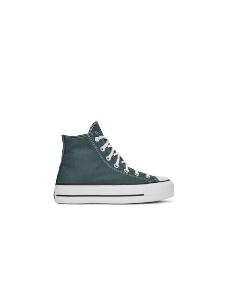 Converse Plátěnky Chuck Taylor All Star Lift Platform zelená
