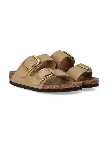 Klapki Birkenstock beżowe
