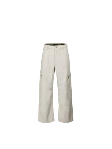 Jeansy Moorer beżowe