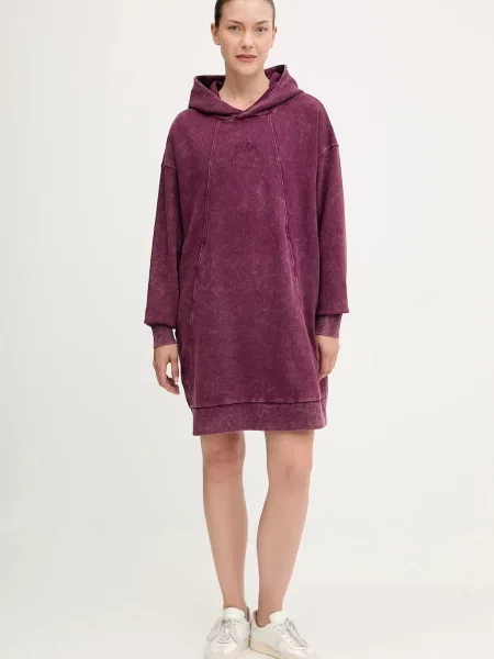 Сукня G-Star mini oversize фіолетовий