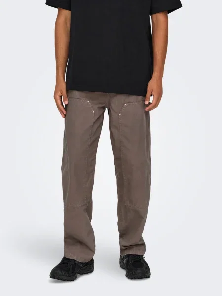 Only & Sons Pantaloni ONSFADE închis maro