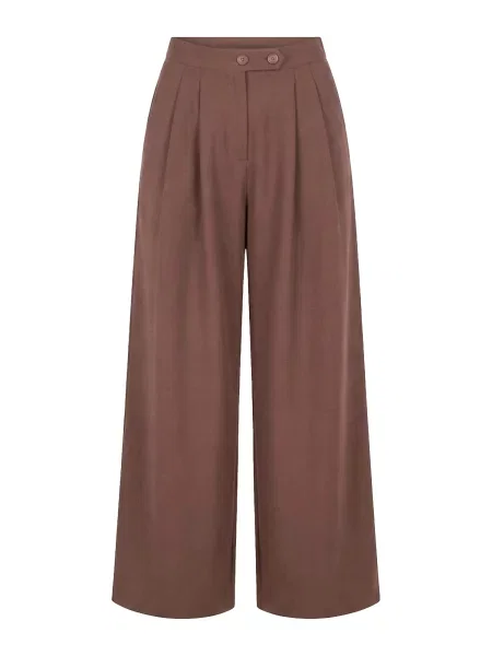 Studioselect Pantaloni cutați Suzi' maro