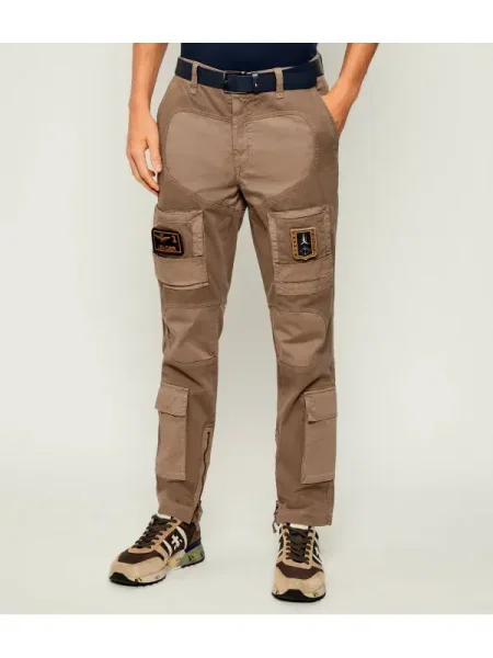 Aeronautica Militare Pantaloni cargo ANTI-G maro
