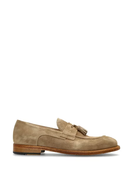 Pantofi loafer Eleventy din piele de căprioară