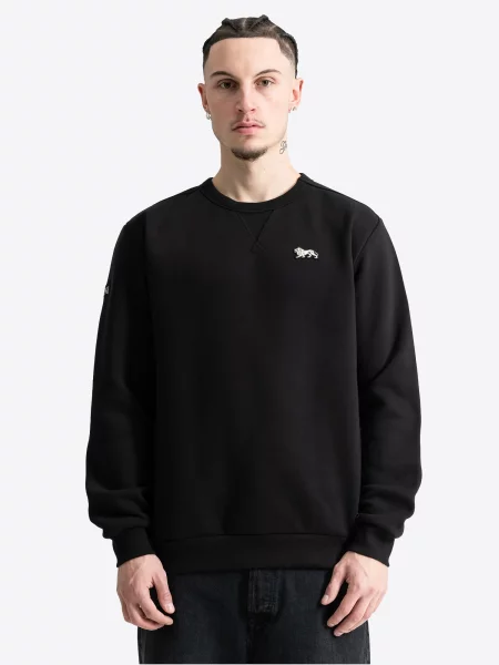 LONSDALE Mikina Woolwich' čierna
