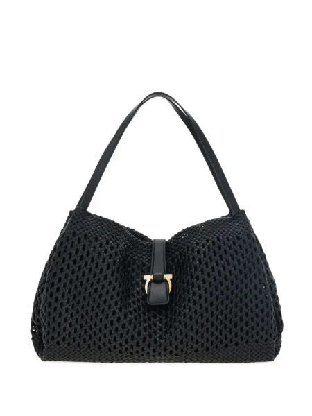 Geanta de piele Ferragamo din piele mari negru