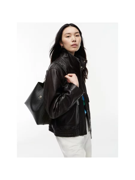 Kabelka Tommy Hilfiger Th Icon Shoulder Bag Mono čierna