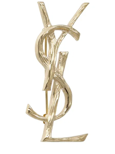 Brošňa Saint Laurent zlatá