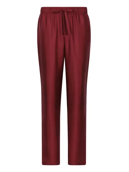 Pantaloni Dolce & Gabbana cu broderie de mătase