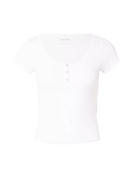 HOLLISTER Tricou alb