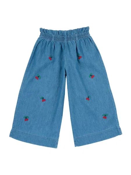 Детские широкие джинсы Chicco голубые
