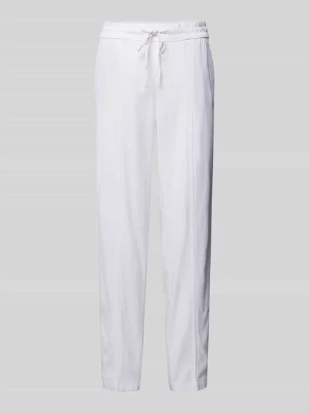 Spodnie materiałowe o kroju tapered fit z tunelem S.oliver Red Label