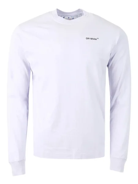 Tricou Off-white lung alb