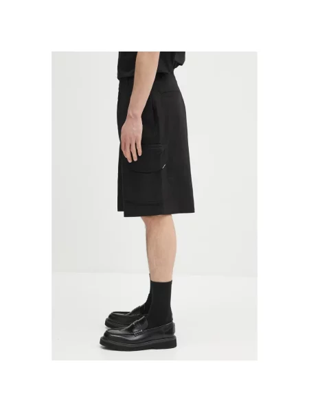 Daily Paper szorty Cotton Cargo Shorts czarny