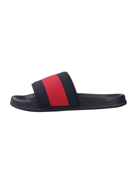 Papucs Tommy Hilfiger Core Hilfiger Flag Pool Slide kék