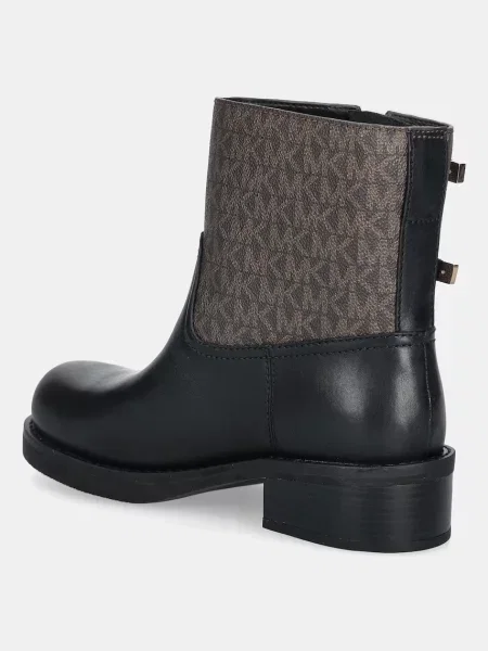 MICHAEL Michael Kors cizme de piele Darrington cu plat negru