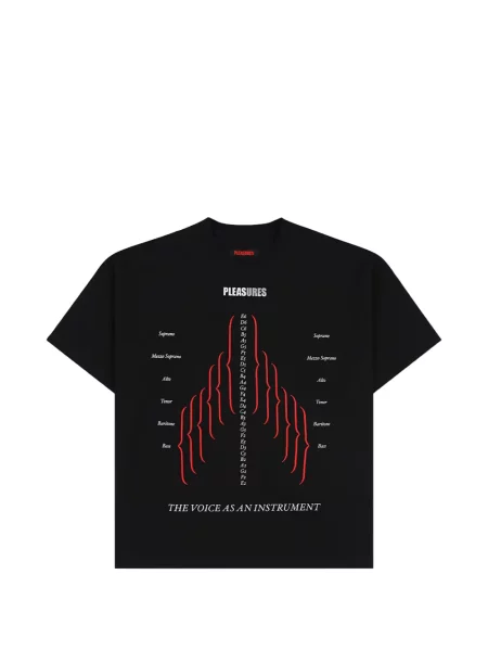 Izolat tricou Pleasures cu imagine negru