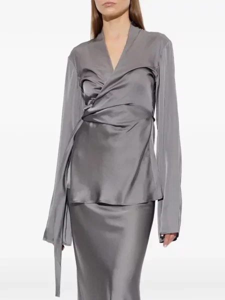 Lung top Rick Owens plic gri