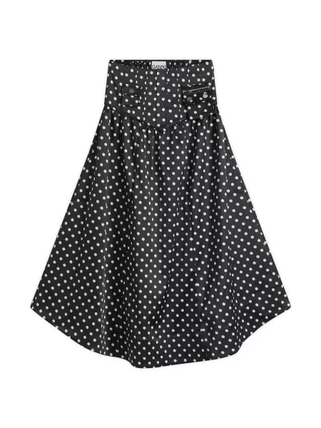 Spódnica Ganni czarna