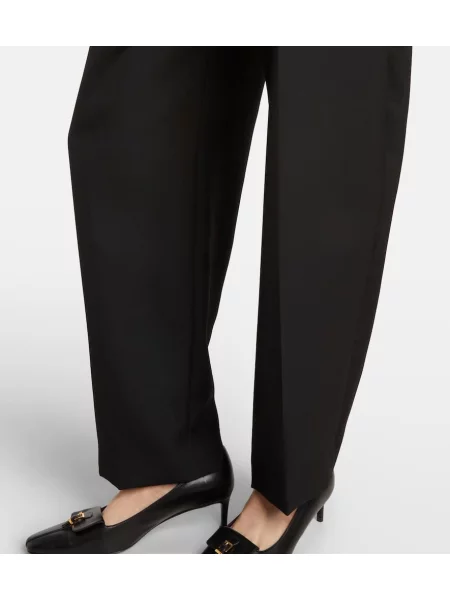 Pantaloni Khaite de lână negru