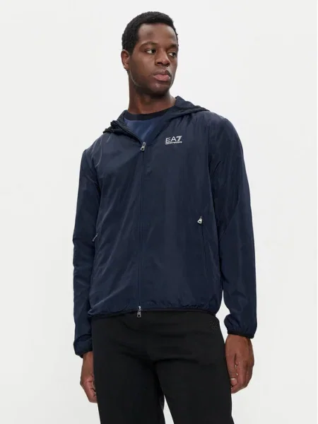 Geacă bomber Ea7 Emporio Armani albastru