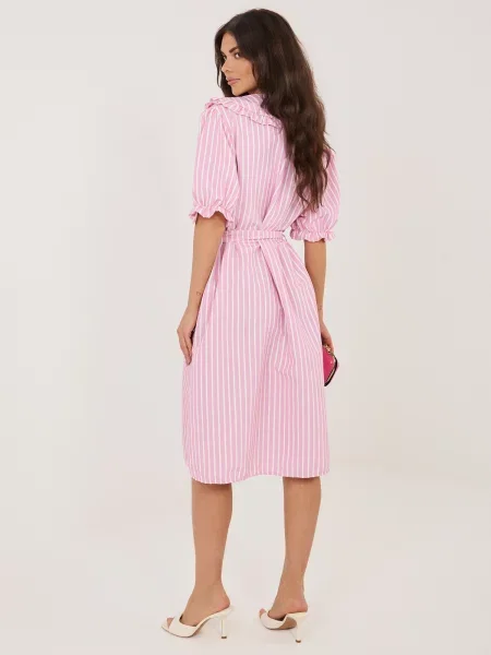 Gulerat rochie Italy Moda roz