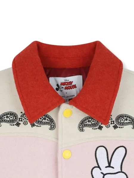 Kurtka bomber dziecięcy Marc Jacobs różowy