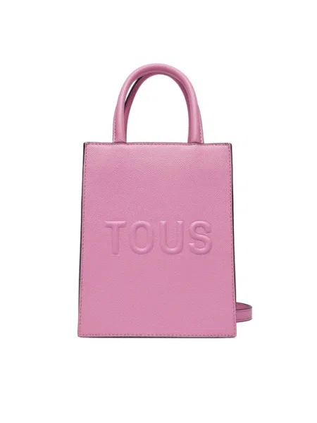 Táska TOUS MINI BOLSO POP TOUS BRENDA rózsaszín