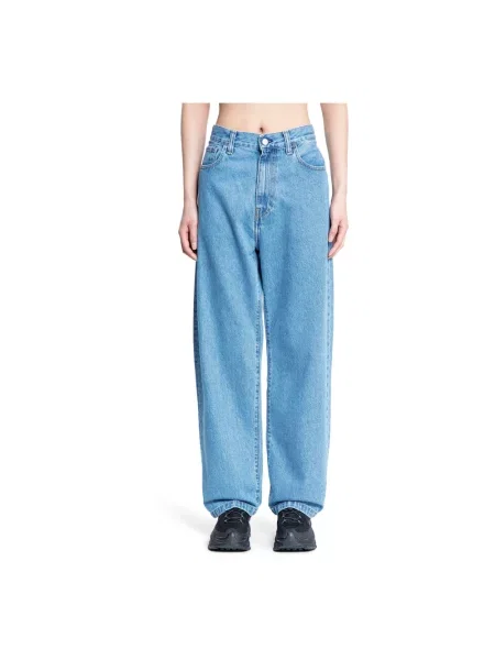Jeansy Carhartt Wip niebieskie