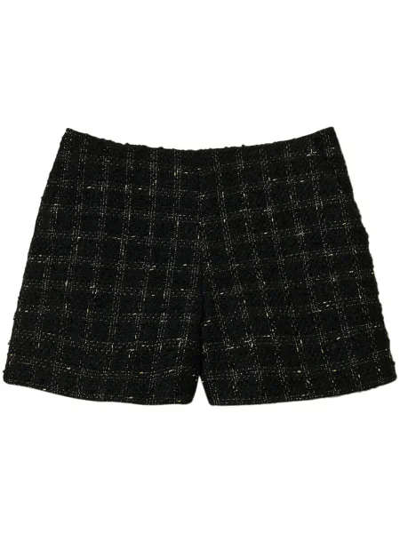 Szorty Twinset tweedowe czarne