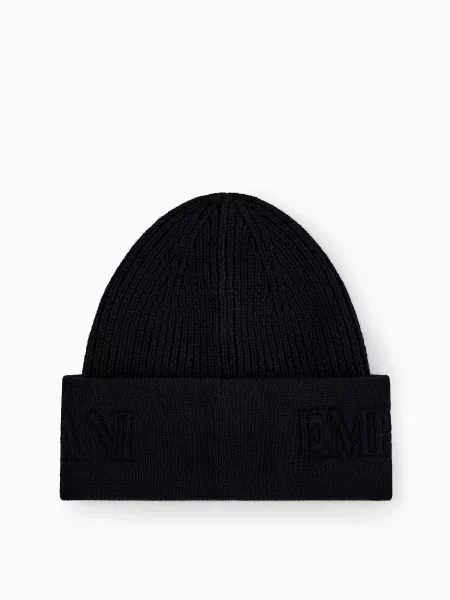 Шапка Emporio Armani черная
