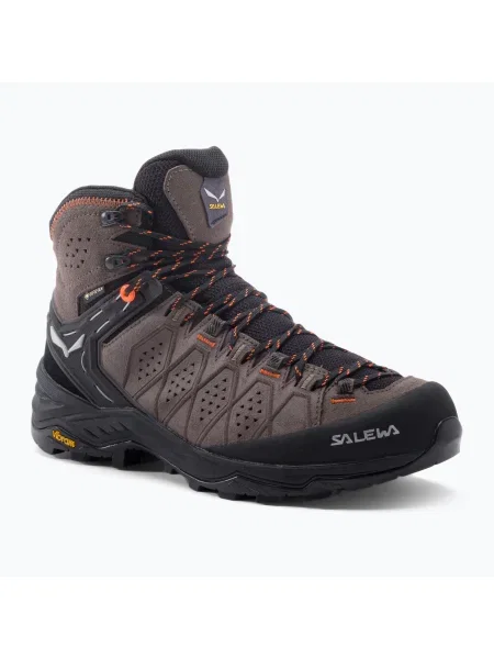 Cizme de trekking pentru bărbați Salewa Alp Trainer 2 Mid GTX maro