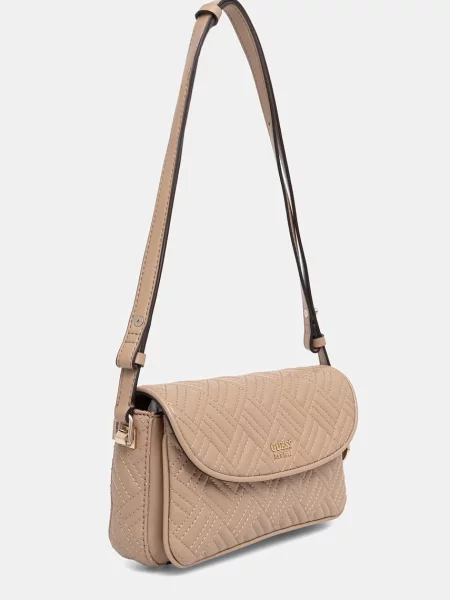 Кожаная сумка-багет Guess