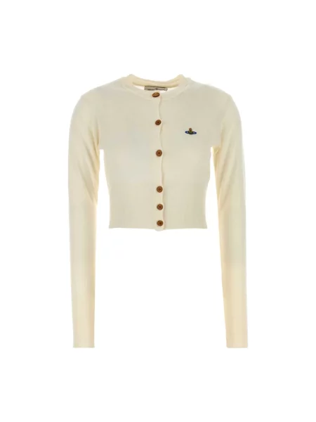 Sweter Vivienne Westwood wełniany beżowy