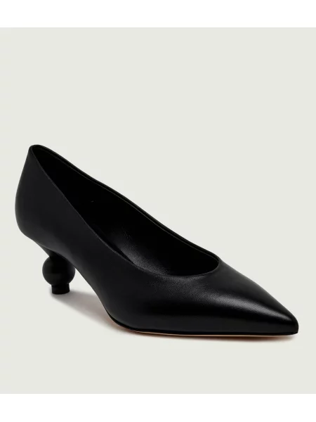 Weekend MaxMara De piele pantofi Pasticcino Renza negru