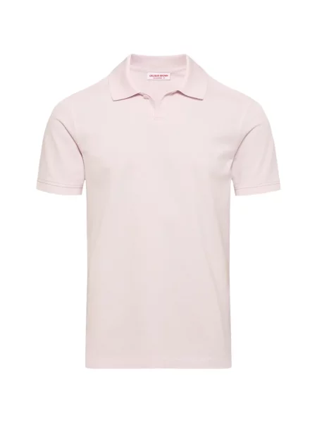 Tricou polo Orlebar Brown roz