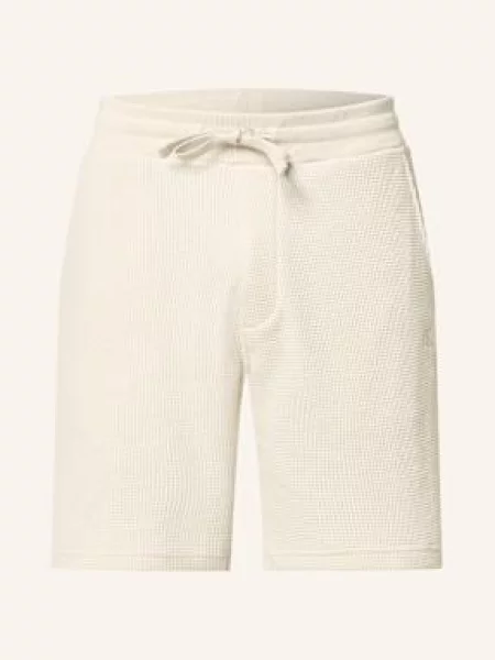 Calvin Klein Jeans Šortky Z Mikinové Látky světle šedá