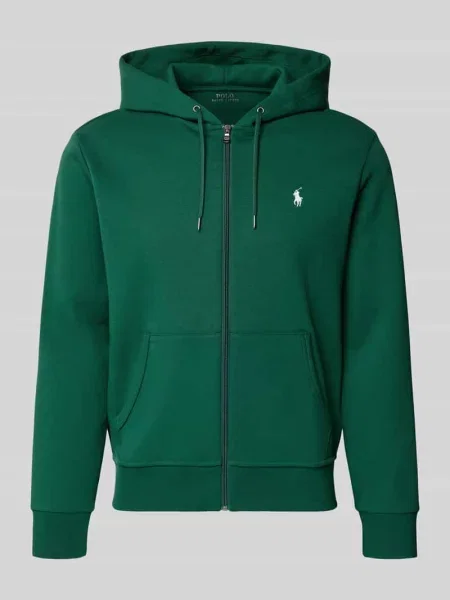 Bluza rozpinana o kroju regular fit z mieszanki bawełny Polo Ralph Lauren zielona