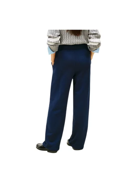 Pantaloni Tommy Hilfiger albastru