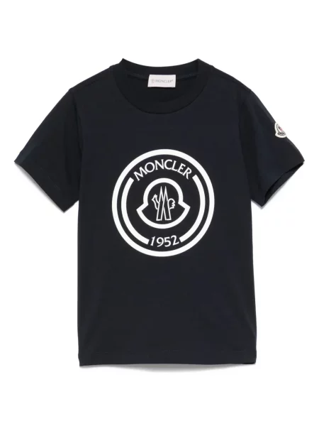 Koszulka dziecięca Moncler Enfant niebieska