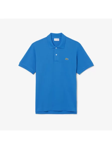 Lacoste Koszulka Polo Classic Fit Light Piqué niebieska