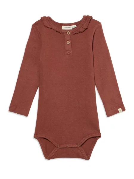 Lil'Atelier Salopetă/Body NBFTHORO ruginiu maro